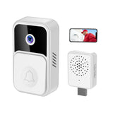 NNEDSZ Wireless Smart Video Doorbell - 90 Degree Wide Angle - White