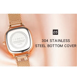 NNEDSZ Women Oval Dial Quartz Watch With Simple Bar Scale