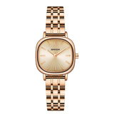 NNEDSZ Women Oval Dial Quartz Watch With Simple Bar Scale