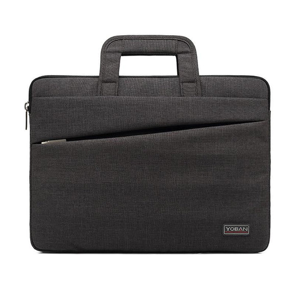NNEDSZ Waterproof Casual Laptop Bag For Business - 14 Inch Dark Gray