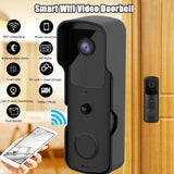NNEDSZ Wireless Smart Doorbell With Two-Way Intercom & Night Vision - Battery Powered