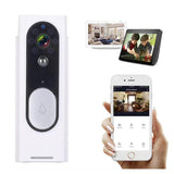NNEDSZ Smart Wireless Video Doorbell With Night Vision & Motion Detection - White