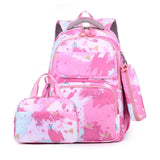NNEDSZ Backpack Set with Lunch Bag & Pencil Case for Kids - Purple