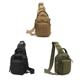 NNEDSZ Multifunctional Laser Cut Crossbody Bag For Outdoor Sports - Black