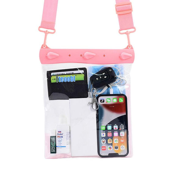 NNEDSZ Waterproof Shoulder Messenger Bag For Sundries Phone Compatible - Pink