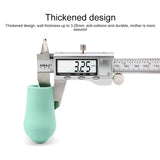 Childproof Silicone Door Handle Protector - Anti-collision Guard - Light Green