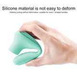Childproof Silicone Door Handle Protector - Anti-collision Guard - Light Green