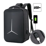NNEDSZ Waterproof Business Laptop Backpack with Usb Port - Multifunctional - Navy Blue - 15 Inch
