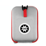 NNEDSZ Lightweight Golf Rangefinder Waist Pack - Portable Belt Bag - Gray-Red