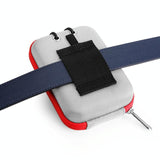 NNEDSZ Lightweight Golf Rangefinder Waist Pack - Portable Belt Bag - Gray-Red
