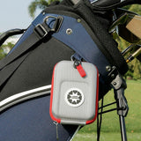 NNEDSZ Lightweight Golf Rangefinder Waist Pack - Portable Belt Bag - Gray-Red