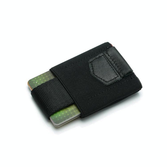 NNEDSZ Leather Credit Card Holder For Men & Women Black