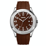 NNEDSZ Waterproof Men Multifunctional Outdoor Watch - Coffee