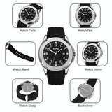 NNEDSZ Waterproof Men Multifunctional Outdoor Watch - Coffee