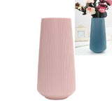 NNEDSZ Versatile Plastic Flower Vase for Dry and Wet Arrangements - Pink