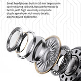 NNEDSZ Smart Digital Display Bluetooth Earphones With Transparent Capsule Design
