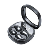 NNEDSZ Smart Digital Display Bluetooth Earphones With Transparent Capsule Design