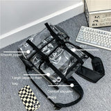 NNEDSZ Waterproof Travel Backpack - Pvc Material - Black