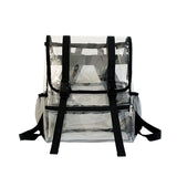 NNEDSZ Waterproof Travel Backpack - Pvc Material - Black