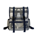 NNEDSZ Waterproof Travel Backpack - Pvc Material - Black