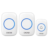 NNEDSZ Wireless Waterproof Smart Doorbell - 2 Battery Options - Black