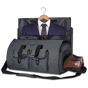 NNEDSZ Compact Travel Suit Storage Bag - Foldable - Black