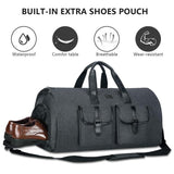 NNEDSZ Compact Travel Suit Storage Bag - Foldable - Black
