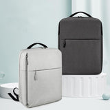 NNEDSZ Spacious Laptop Bag for Professionals - Large Capacity - Elegant Gray