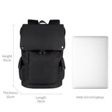 NNEDSZ Universal Laptop Backpack With Usb Port - 13-15.6 Inch Capacity - Black