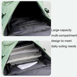 NNEDSZ Waterproof Gym Bag - Shoe Compartment Included - Light Green
