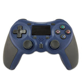 NNEDSZ Wireless Bluetooth Game Controller For Ps4 - Rubberized - Blue