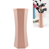 NNEDSZ Versatile Plastic Vase for Creative Wet and Dry Flower Arrangements - Pink
