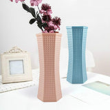 NNEDSZ Versatile Plastic Vase for Creative Wet and Dry Flower Arrangements - Pink