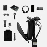 NNEDSZ Waterproof Hard Shell Bag for Xiaomi No.9 Electric Scooter - Front Storage for Folding Car - Gray