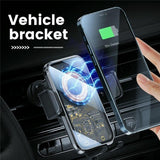 NNEDSZ 15W Fast Car Vent Wireless Charger With Intelligent Induction