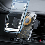 NNEDSZ 15W Fast Car Vent Wireless Charger With Intelligent Induction