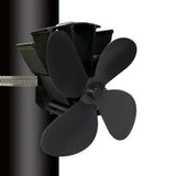 Thermodynamic Wall Mounted Fireplace Fan - no Magnets - Gold