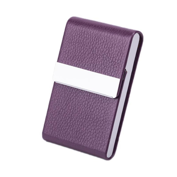 NNEDSZ Business Card Case For Advertising Fits Most Cards - Purple