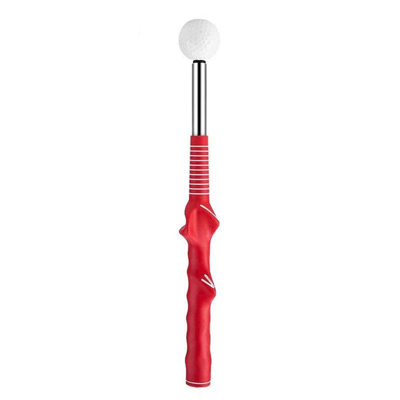 NNEDSZ Indoor Golf Swing Practice Stick with Sound Assistant - Red