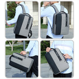 NNEDSZ Large-capacity Laptop Backpack with Usb Charging - Ideal for Business Commuters - Blue
