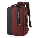 NNEDSZ Large-capacity Laptop Backpack with Usb Charging - Ideal for Business Commuters - Blue