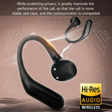 NNEDSZ Wireless Half In-Ear Sports Earphones - Black