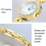 NNEDSZ Diamond-Inlaid Women Chain Watch - Elegant Accessory