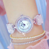NNEDSZ Diamond-Inlaid Women Chain Watch - Elegant Accessory