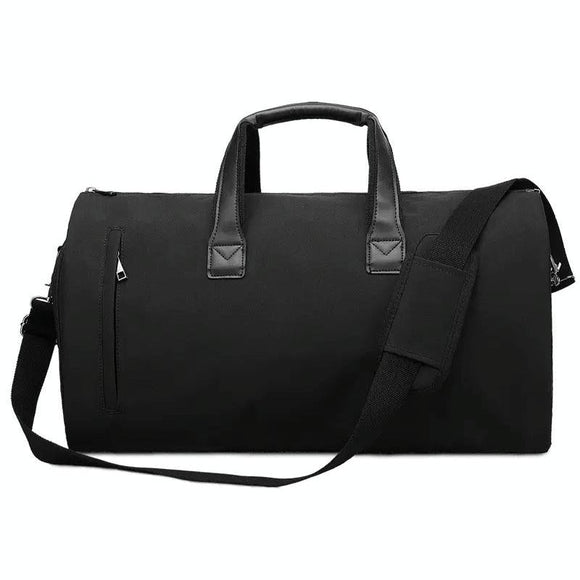 NNEDSZ Shoe Compartment Travel Suit Bag - Compact & Organized - Black