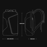 NNEDSZ Versatile Laptop Backpack for Travel and Business - Gray
