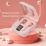 NNEDSZ Wireless In-Ear Earphone With Touch Control And Led Display - Bluetooth 5.0 - White