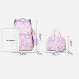 NNEDSZ Kids Backpack Set with Lunch Bag & Pencil Case - 3 in 1 - Black