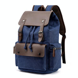 NNEDSZ Student Canvas Backpack - Compact And Stylish - Khaki