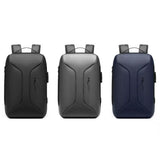 NNEDSZ Large Capacity Waterproof Laptop Backpack with Usb Port for Business Travel - Blue